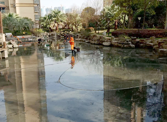 资源景观池淤泥清理